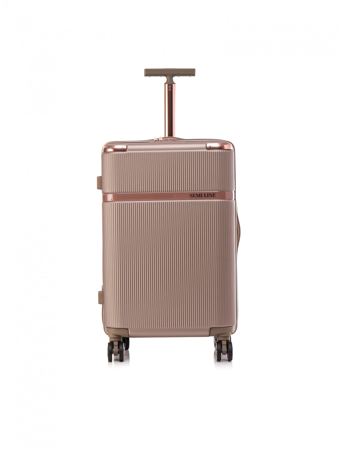 Semi Line Střední kufr T5946-3 Hnědá